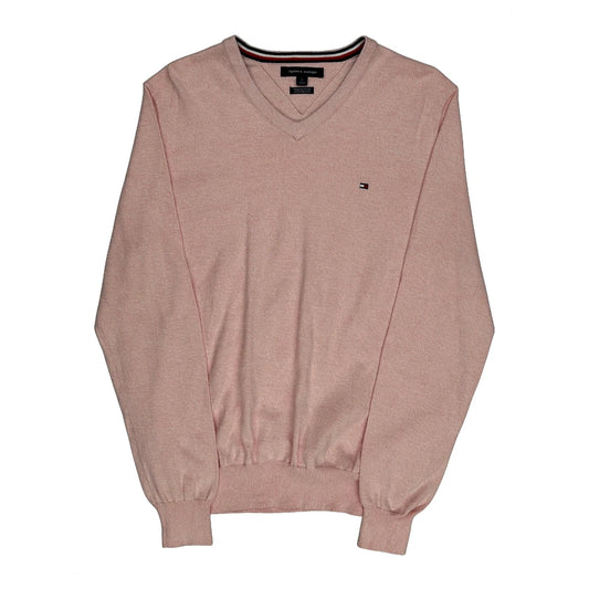 Vintage Tommy Hilfiger Jumper - Medium Pink Cotton