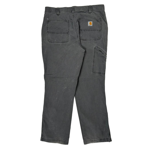 Carhartt Carpenter Trousers - 33W 30L Grey Cotton