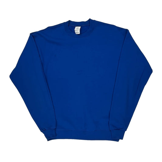Ecosmart Hanes Sweatshirt - Medium Blue Polyester
