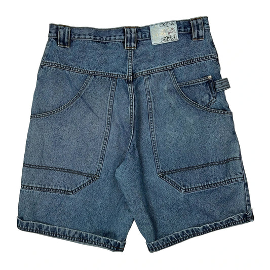 Unbranded Denim Shorts - 32W 11L Blue Denim