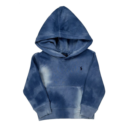 Age 2 Polo By Ralph Lauren Tie-Dye Hoodie - XS Blue Cotton
