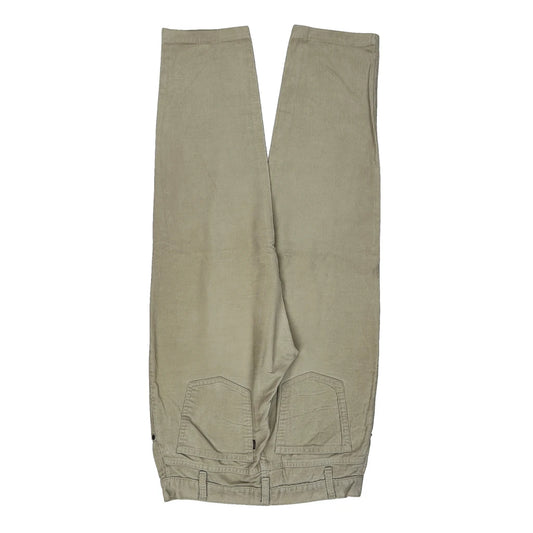 Unbranded Cargo Cord Trousers - 32″ Waist Beige Cotton