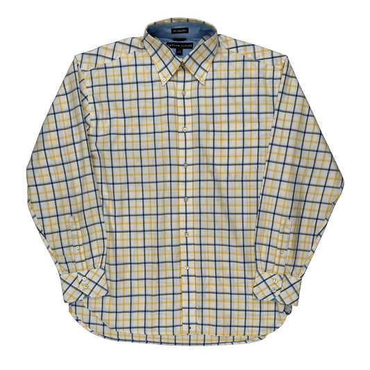 Tommy Hilfiger Checked Shirt - Large Blue Cotton
