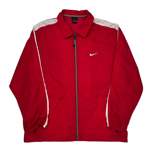 Nike Windbreaker - XL Red Polyester