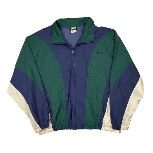 Nike Jacket - XL Blue Nylon