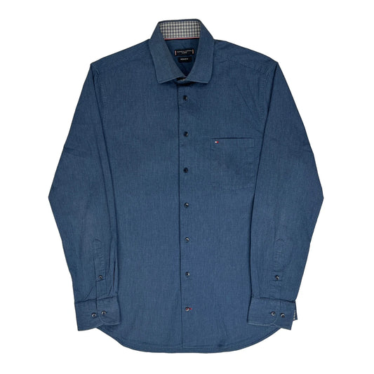 Tommy Hilfiger Shirt - Large Blue Cotton