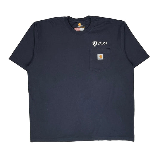 Carhartt T-Shirt - XL Navy Cotton