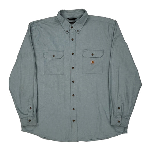 Carhartt Shirt - 2XL Blue Cotton