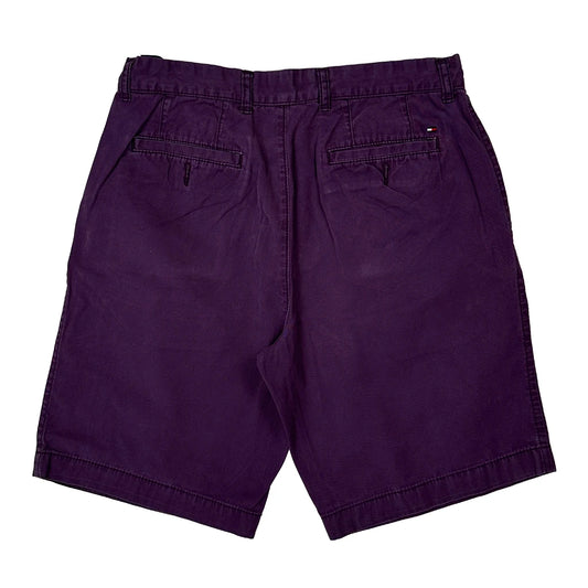 Tommy Hilfiger Chino Shorts - 31W 10L Purple Cotton