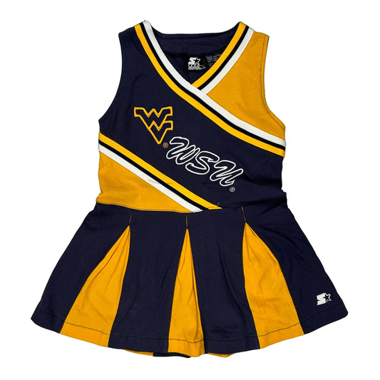 West Virginia University, Age 6 Starter Dress - Small Navy Cotton