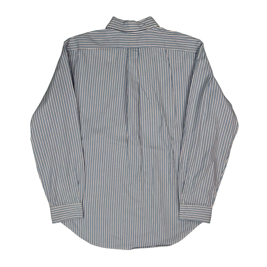 Ralph Lauren Striped Shirt - Large Blue Cotton