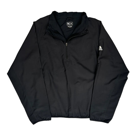 Adidas Windbreaker - Large Black Polyester