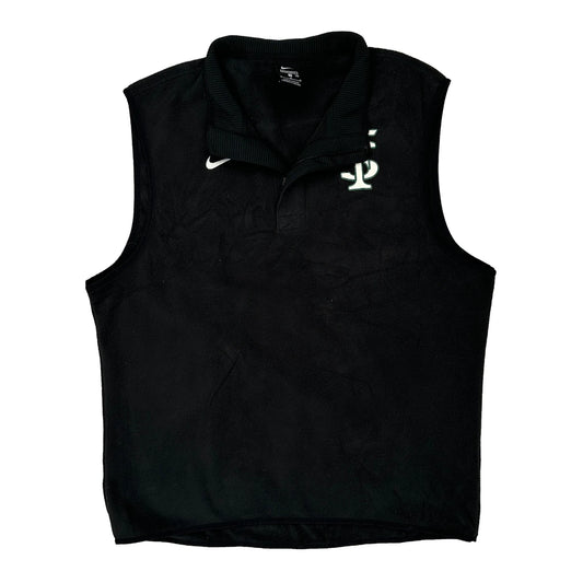 Nike Fleece Gilet - Medium Black Polyester
