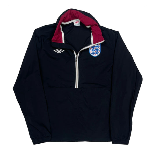 England National Team Umbro Windbreaker - Large Navy Polyester
