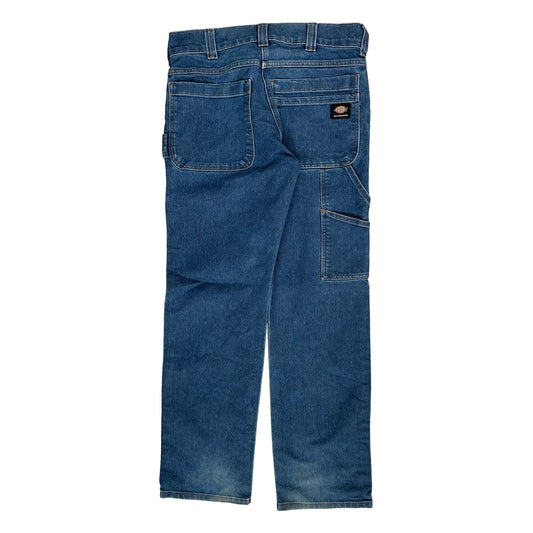 Dickies Carpenter Jeans - 32W 31L Blue Cotton Blend