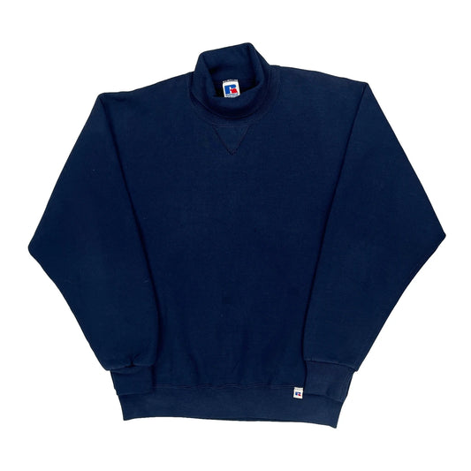 Made In USA Russell Athletic Sweatshirt - Medium Navy Cotton