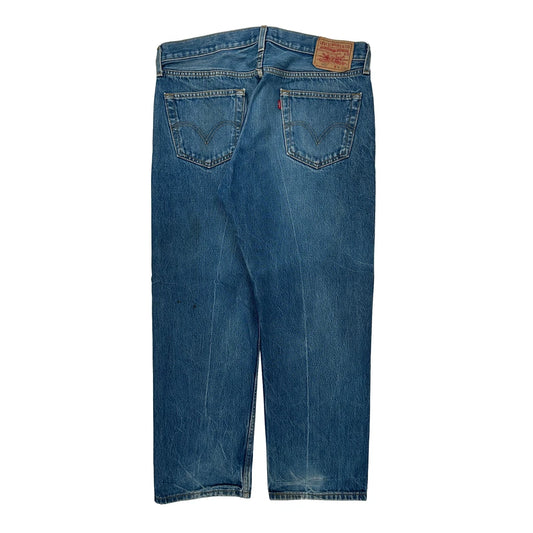 501 Levis Jeans - 38W 30L Blue Cotton