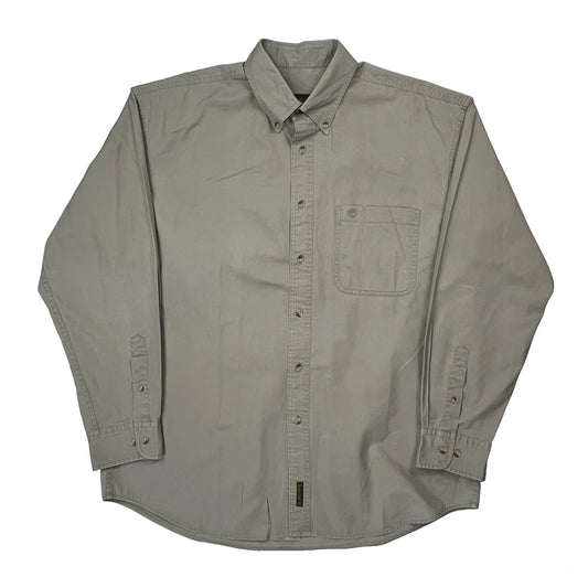 Timberland Shirt - Large Beige Cotton