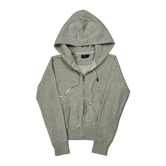 Polo By Ralph Lauren Hoodie - Small Grey Cotton