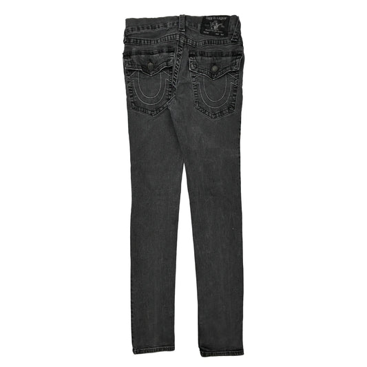 True Religion Skinny Jeans - 29W US 6 Gray Cotton