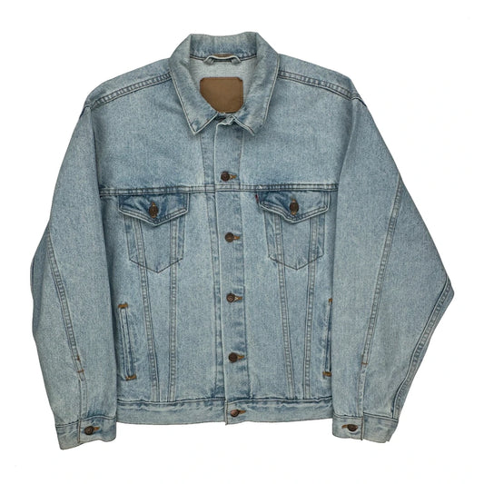 Levis Denim Jacket - Large Light Wash Denim