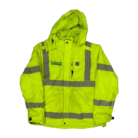 Friedman's Home Improvement Carhartt Graphic Jacket - Large Yellow Polyester