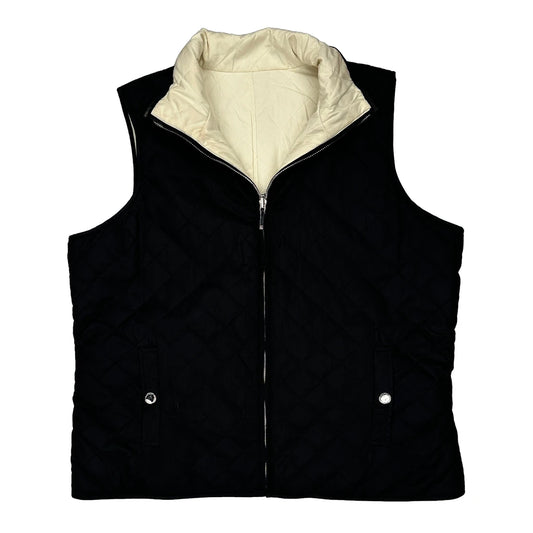 Ralph Lauren Reversible Vest - Large Cream Polyester