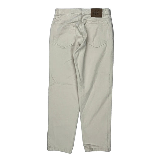 Calvin Klein Jeans - 31W 30L Cream Cotton