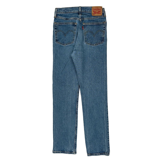 501 Levis Jeans - 26W UK 6 Light Wash Denim