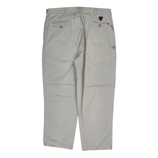Polo By Ralph Lauren Trousers - 36W 29L Beige Cotton