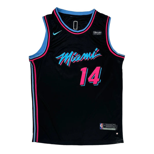 Miami Heat Nike Nba Jersey - Large Black Polyester