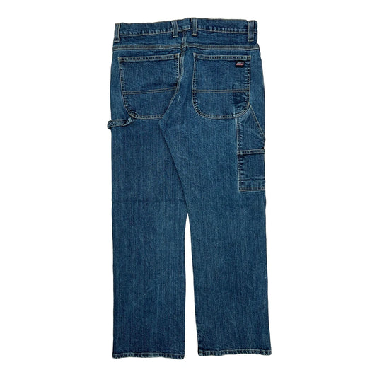 Dickies Carpenter Jeans - 34W 32L Blue Cotton