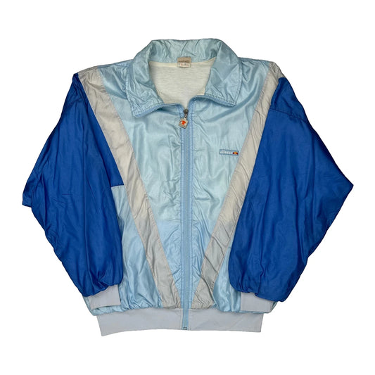 Vintage Ellesse Track Jacket - Medium Blue Nylon