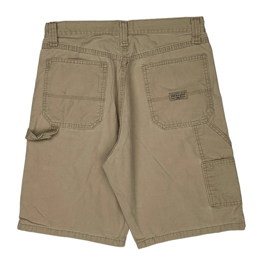 Wrangler Cargo Shorts - 31W 11L Beige Cotton