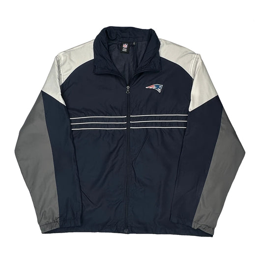 New England Patriots Reebok Football Windbreaker - XL Navy Polyester
