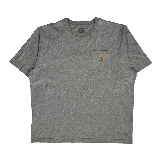 Vintage Carhartt T-Shirt - XL Grey Cotton