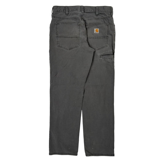 Carhartt Carpenter Trousers - 30W 30L Grey Cotton