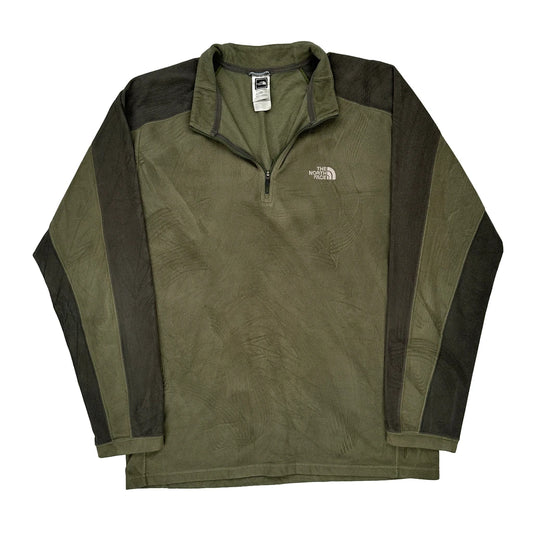 The North Face Fleece - Large Khaki Polyester