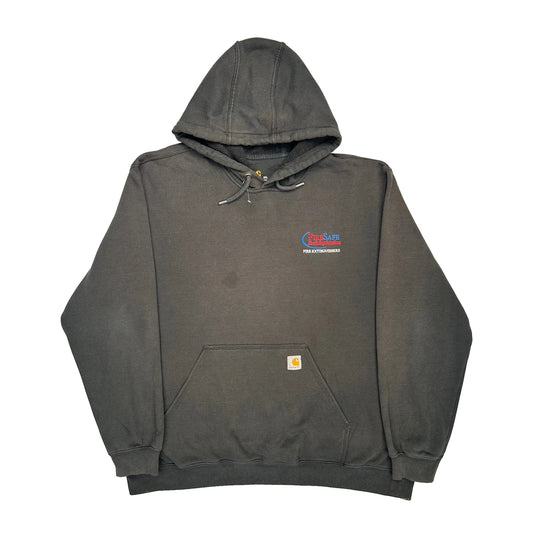 Fire Extinguishers Carhartt Hoodie - 2XL Black Cotton
