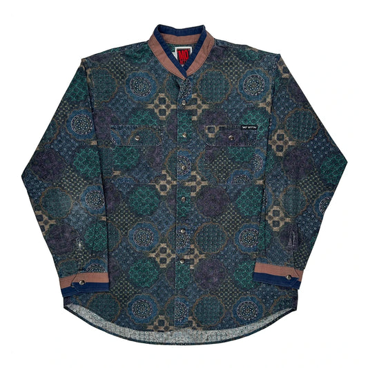 Mo Betta Patterned Shirt - Large Multicoloured Cotton