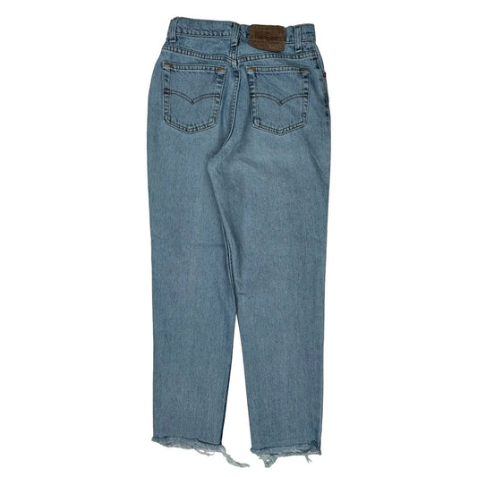 Levis Slim Jeans - 25W UK 6 Light Wash Denim