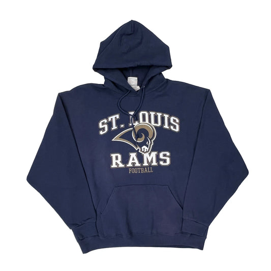 St. Louis Rams Nfl Hoodie - XL Navy Cotton Blend