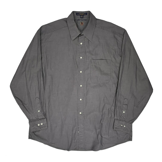 Tommy Hilfiger Shirt - Large Grey Cotton