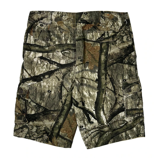 Vintage Wear First Cargo Shorts - 36W 12L Camo Cotton