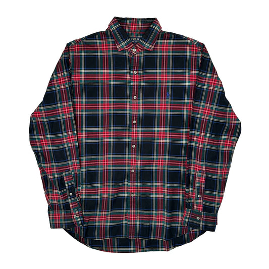 Slim Fit Polo By Ralph Lauren Checked Shirt - XL Multicoloured Cotton