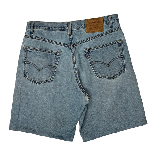 Levis Denim Shorts - 32W 9L Light Wash Cotton