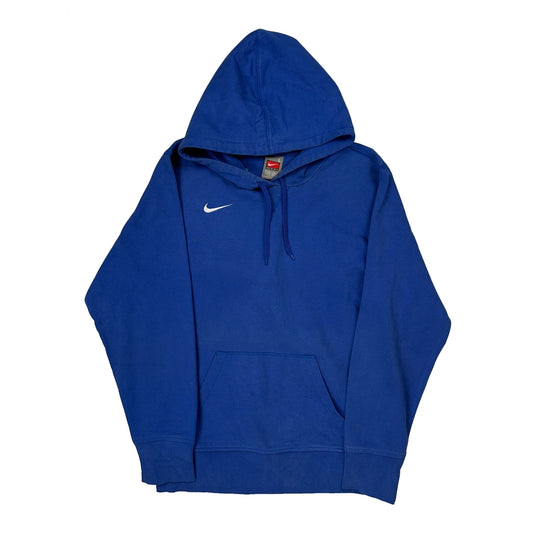 Team Nike Hoodie - Large Blue Cotton