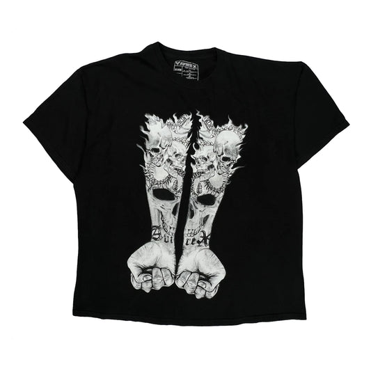 Avirex Graphic T-Shirt - 2XL Black Cotton