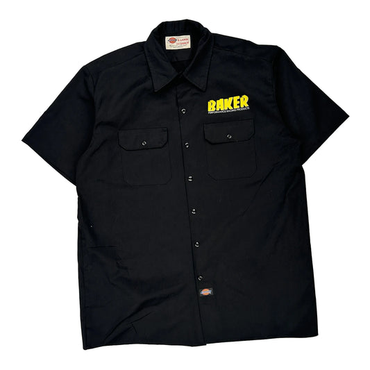 Dickies Short Sleeve Shirt - XL Black Cotton