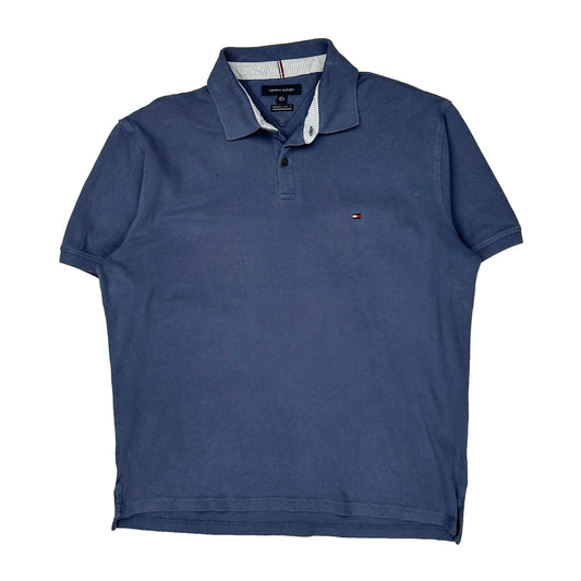 Tommy Hilfiger Polo Shirt - XL Blue Cotton